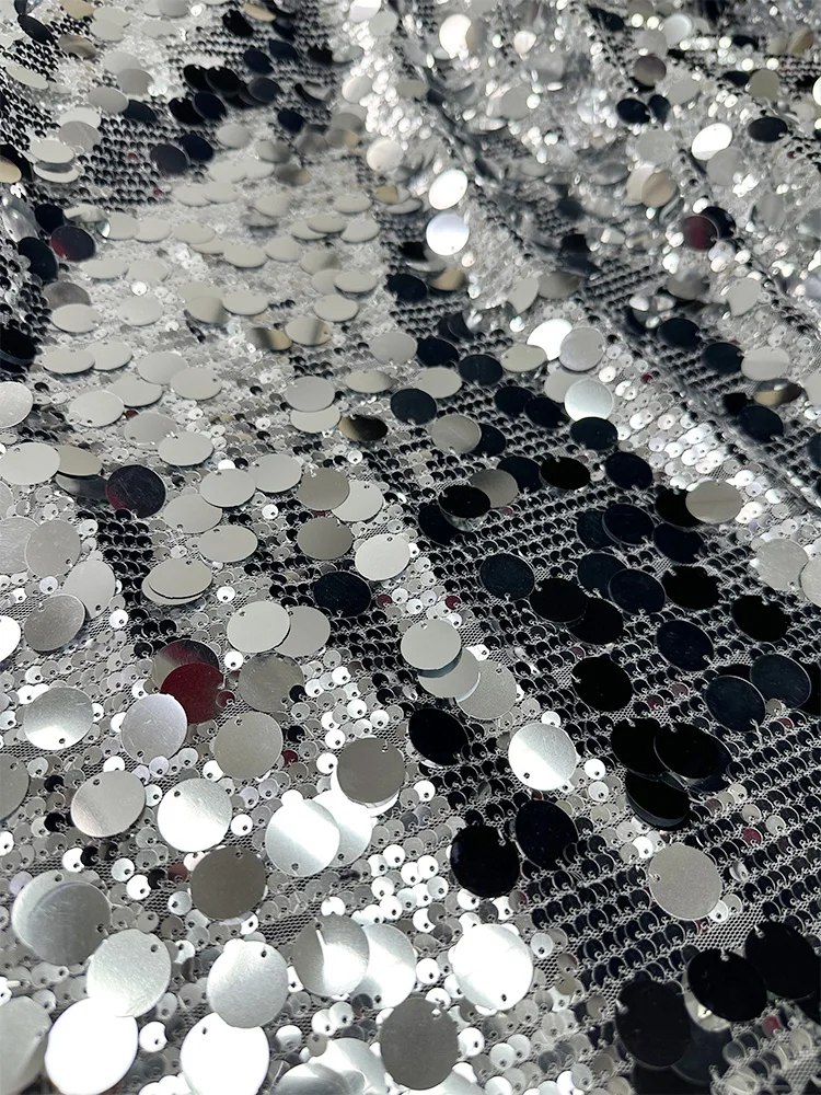 スパンコール生地メッシュDIY背景布衣類フォーマルドレス装飾 - Crystal Mesh Fabric のレビューと価格