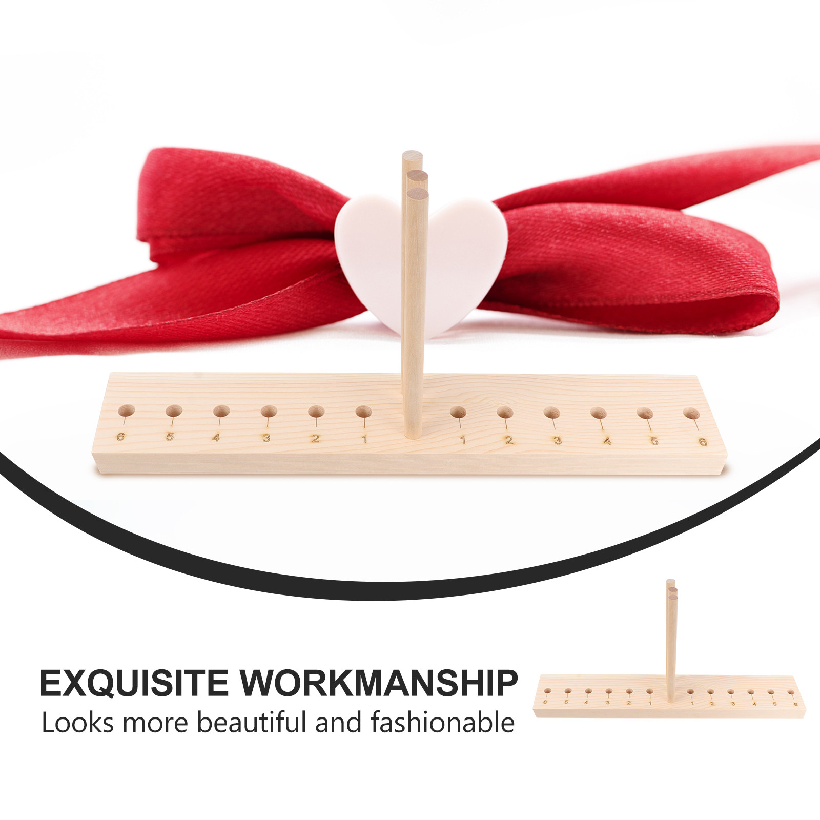 木製リボン結びツール、クラフター向け、調整可能なリボンメーカ - Pom Pom Maker Tool のレビューと価格