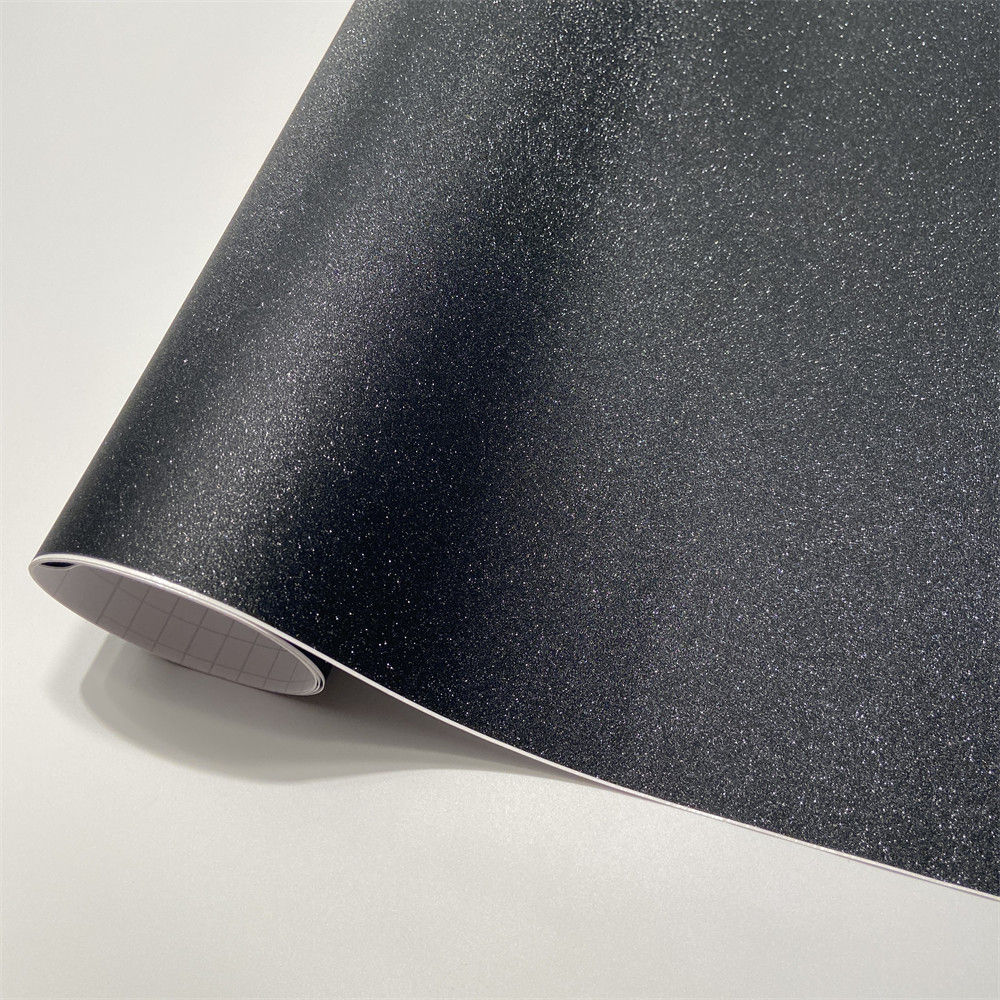 サンドグリッターブラックダイヤモンドビニールラップフィルム車 - Glitter Vinyl Roll のレビューと価格